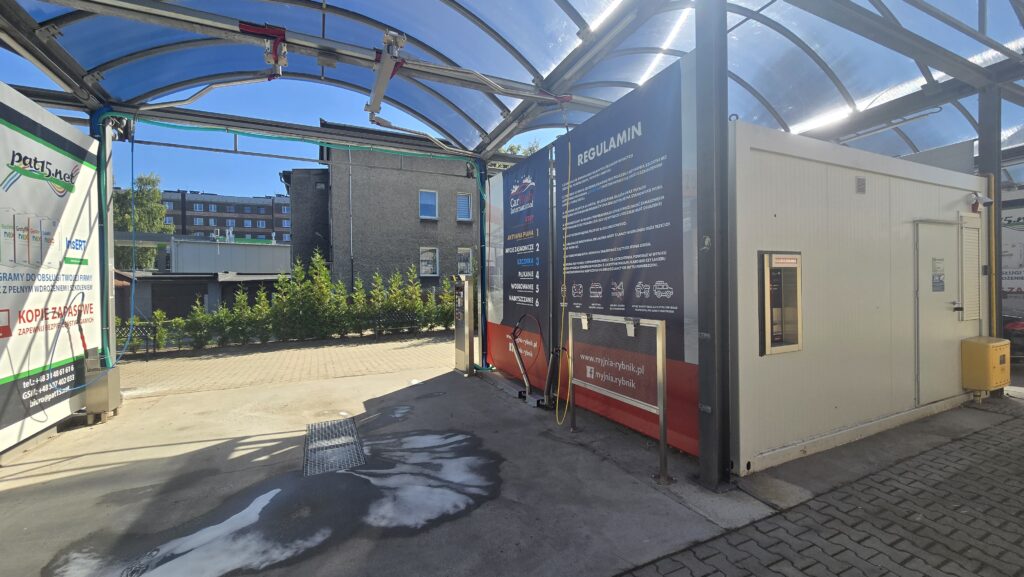 Rozmieniarka na myjni bezdotykowej w Rybniku