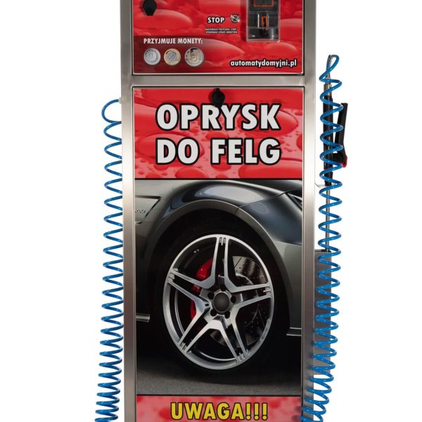 Za pomocą urządzenia do oprysku felg skutecznie pozbędziesz się trudnych zabrudzeń – asfaltu, pyłu z klocków hamulcowych i innych osadów, których nie usuniesz zwykłym ciśnieniem